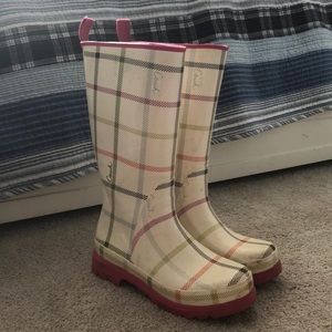 Coach rain boots size 6.